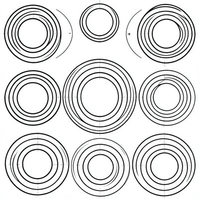 Szablon kartonowego krążka do pompona (do druku)