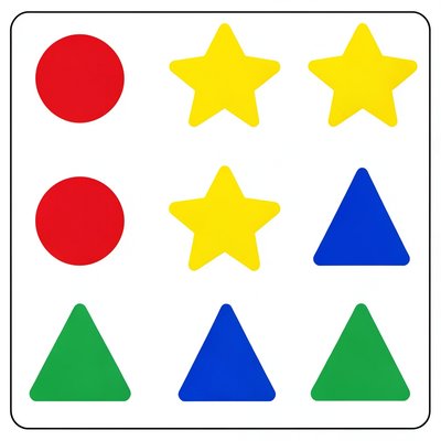 Karty z symbolami (arkusz do druku)