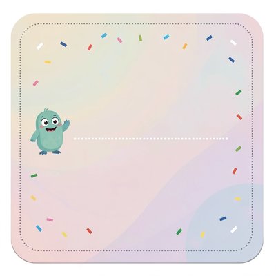 Karta do zapisu imienia paskudy (szablon)