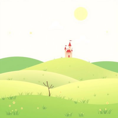 Mini scenka tła do zabawy