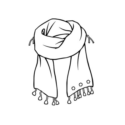 Kolorowanka: Chusta do tańca