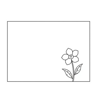 Szablon kartki A5 (linie zgięcia)