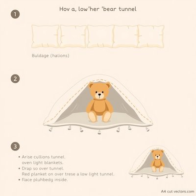 Szablon tunelu misiowych jaskiń