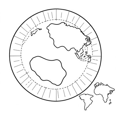 Szablon talerzyka — kontury do wycięcia