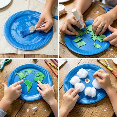 Zdjęcie instruktażowe — Etapy tworzenia małej planety