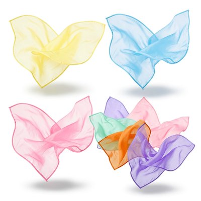 Kolorowe chusteczki / apaszki do machania