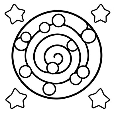 Kolorowanka — spirala DNA