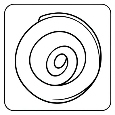 Kolorowanka — prosta spirala DNA dla maluchów