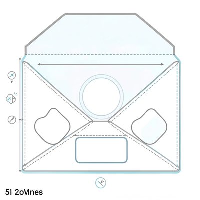 Szablon koperty do dekorowania (do wydruku i złożenia)