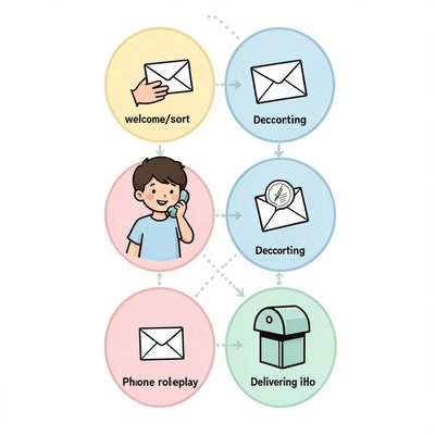 Plakat kolejności aktywności (wizualny plan zajęć)