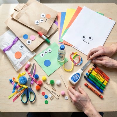 Stanowisko pracy - widok z góry