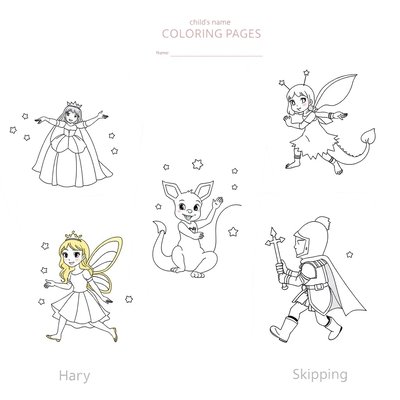 Kolorowanki: postacie