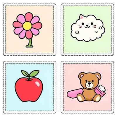 Szablon kart: 'Co może powodować kichanie?' (arkusz kart)