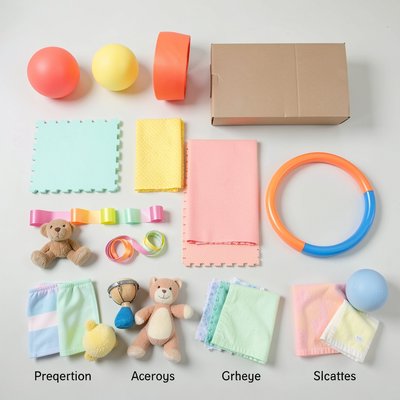 Materiały: zestaw potrzebnych przedmiotów — flatlay