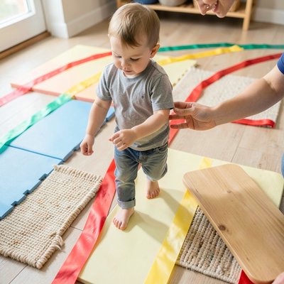 Stacja 1 — Spacer po ścieżce: tekstury i równowaga