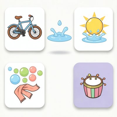 Karty scenek — ikony aktywności (zestaw)