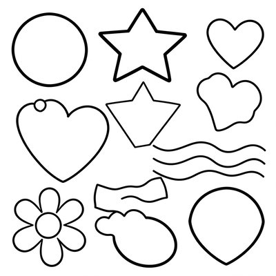 Szablony dużych dekoracji do wycięcia