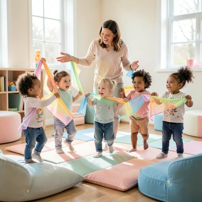 Koło garncarza — taniec z chusteczkami