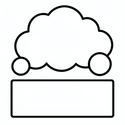 Kolorowanka dla maluchów — Duże pola