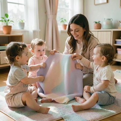 Powitalna scena z chustą