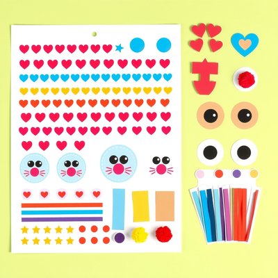 Arkusz dekoracji — naklejki i elementy do wycięcia