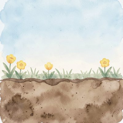 Wspólny plakat — tło ziemi i nieba