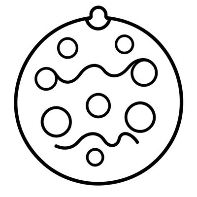 Kolorowanka: kaszanka (prosta linia)