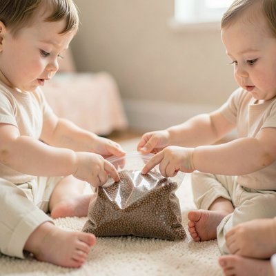 Uspokojenie: krąg dotyku sensorycznej saszetki