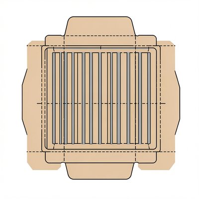 Szablon kartonowego grilla