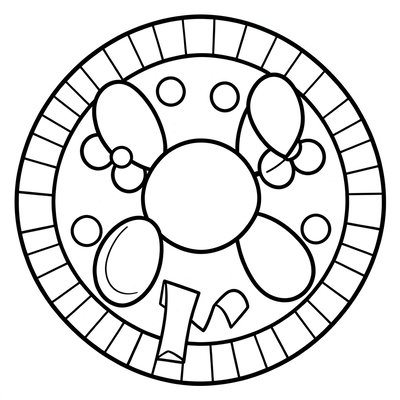 Kolorowanka — dron z talerzyka