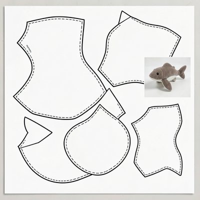 Szablon pacynki (do wykonania)