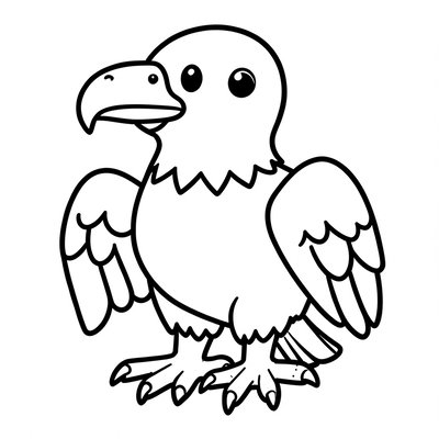 Kolorowanka Orła Białego — prosta do kolorowania