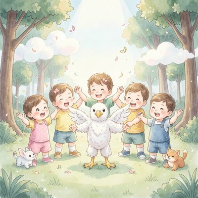 Scenka finałowa - półokrąg dzieci