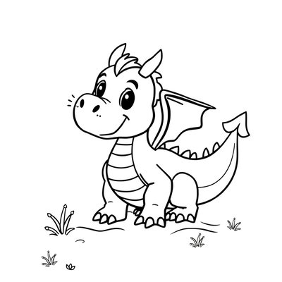 Arkusz kolorowanki - prosta postać