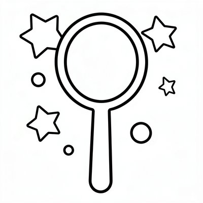 Duży szablon różdżki do ozdabiania