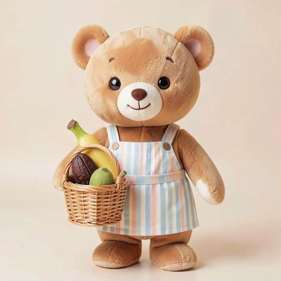 Maskotka — miś kupiec