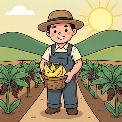 Rolnik — obrazek do bajeczki