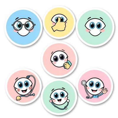 Naklejki "Mały pacjent"