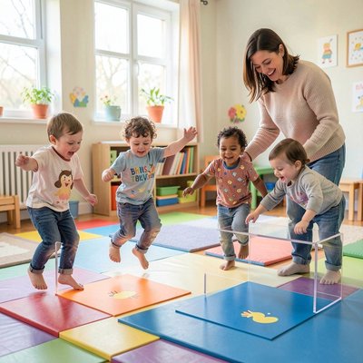 Scena zabawy: 'Ptaki w podróży'