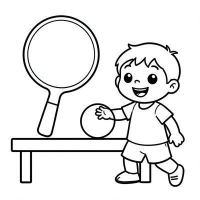 Kolorowanka: Rakieta i piłeczka