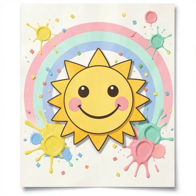 Plakat powitalny — Tęczowe Uśmiechy