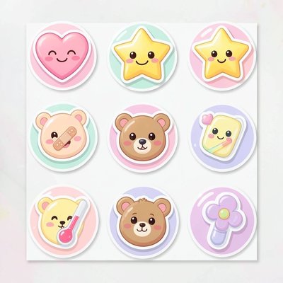 Naklejki/pieczątki nagród