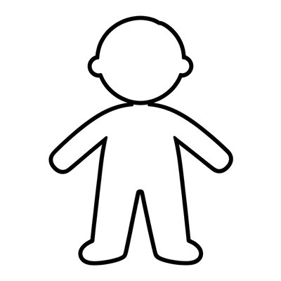 Szablon ludzika (kontur) — alternatywa pacjenta