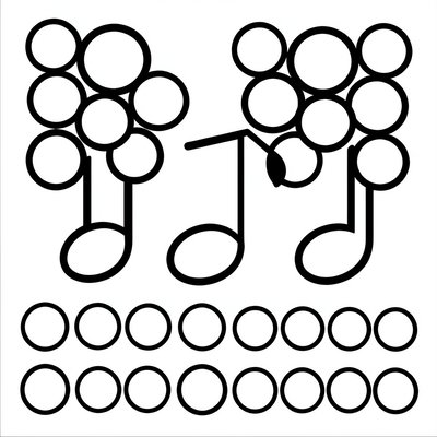 Szablony do odbijania — proste kształty