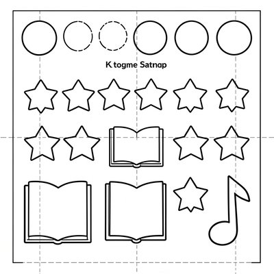 Szablony gąbek i naklejek