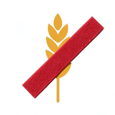 Symbol "nie chleba" — kłos z czerwonym paskiem