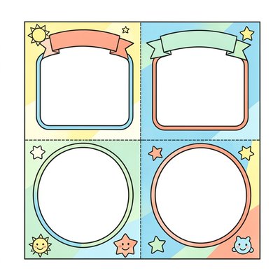 Szablon gazetki A4 (składana)