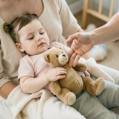 Oddychanie z misiem — ćwiczenie oddechowe