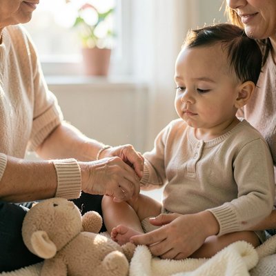 Scenka: Masaż położnej — relaks dotykiem