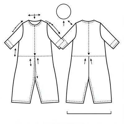 Szablon: Prosta miękka lalka do wycięcia